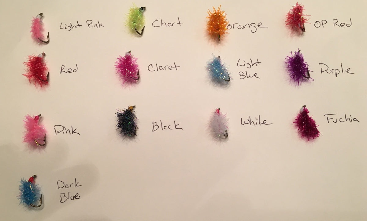 Salmon & Steelhead Egg Flies - 13 Size 8 Mustad 7970 Hooks, Strong & Sharp