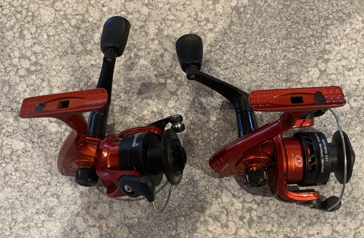 2 Pieces Ultralight Spinning Reels for Crappie Trout Ice Fishing USDR30