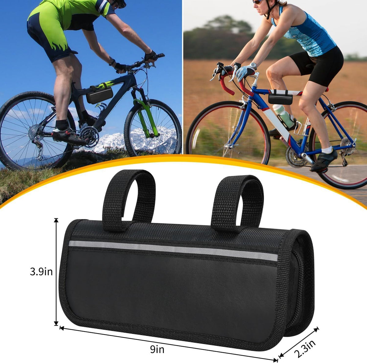 Bike Repair Kit with Tire Pump and Multi-Tool - Portable Bicycle Repair Set