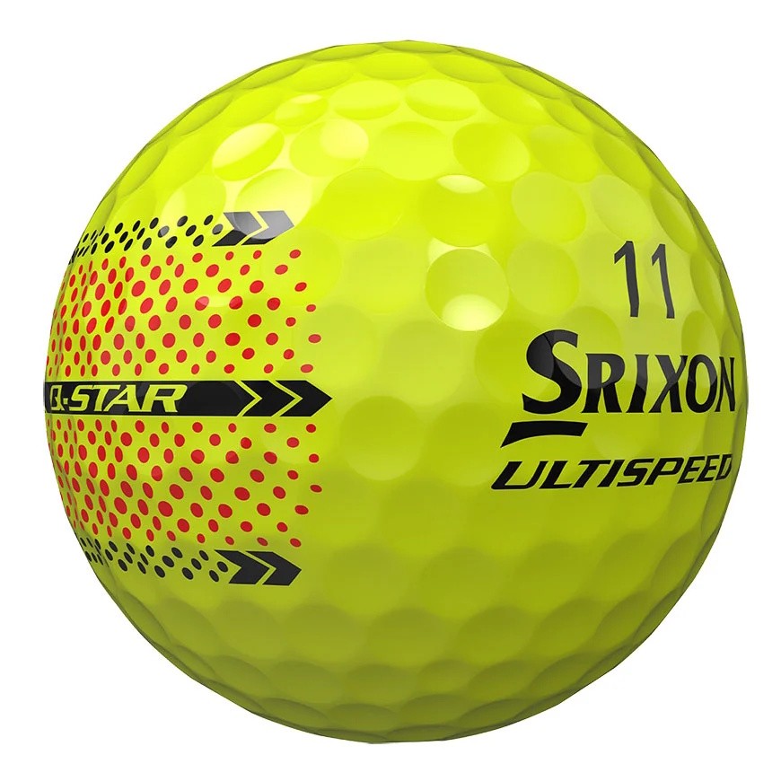 Srixon 2026 Q-Star Ultispeed Track Golf Balls - Tour Yellow, 3 Dozen
