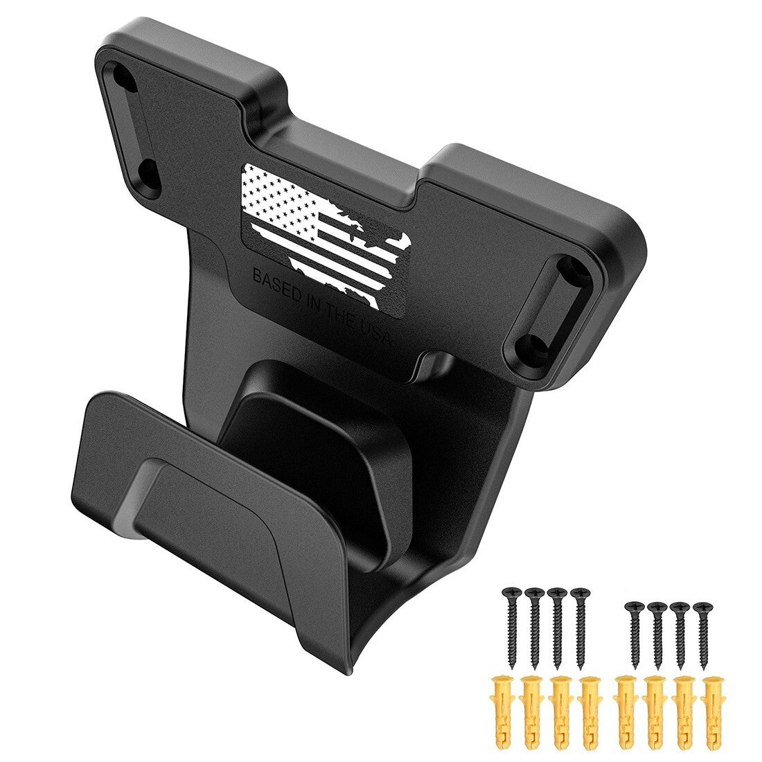 Magnetic Car Gun Mount Holder Rack with Trigger Guard - 2 Pack