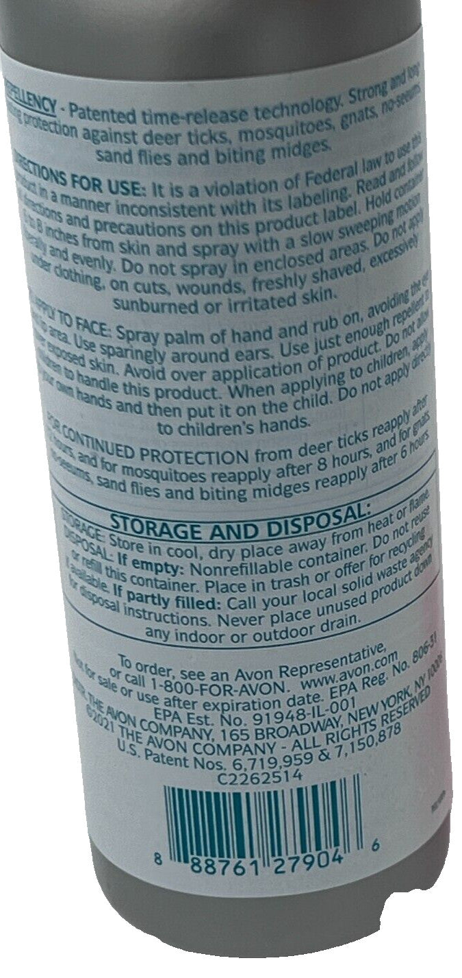 Avon Skin So Soft Bug Guard Plus Picaridin Family Size 8 fl oz with Pump