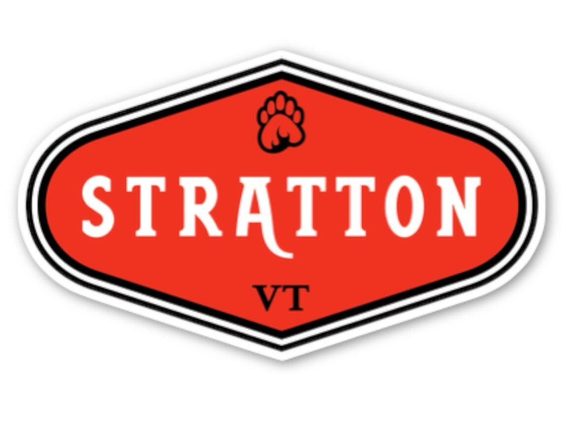 Winter Sports Sticker - Stratton Mountain Snowbird Logo Decal