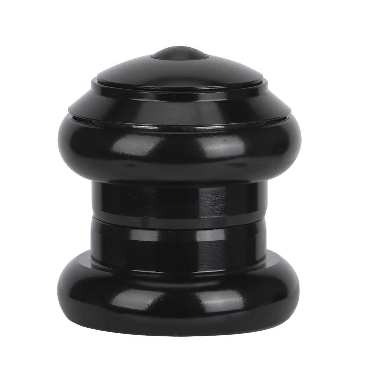 34mm 1-1/8 Inch Threadless Bicycle Headset Kit Aluminum Alloy Black