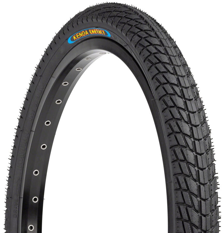 20 x 1.95 Bicycle Tire - Clincher, Wire Bead, BMX, Black