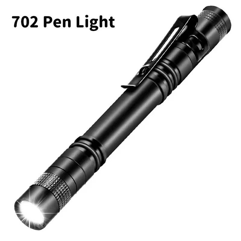Mini LED Flashlight Pen Light Portable Waterproof Tactical Torch