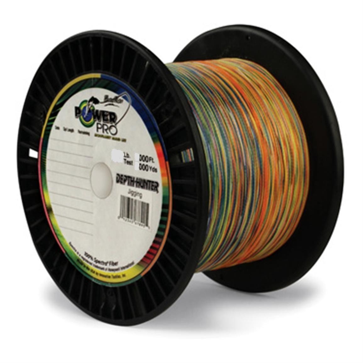 Braided Fishing Line with Depth Measurement - Power Pro Multi-Color Trolling & Jigging Line