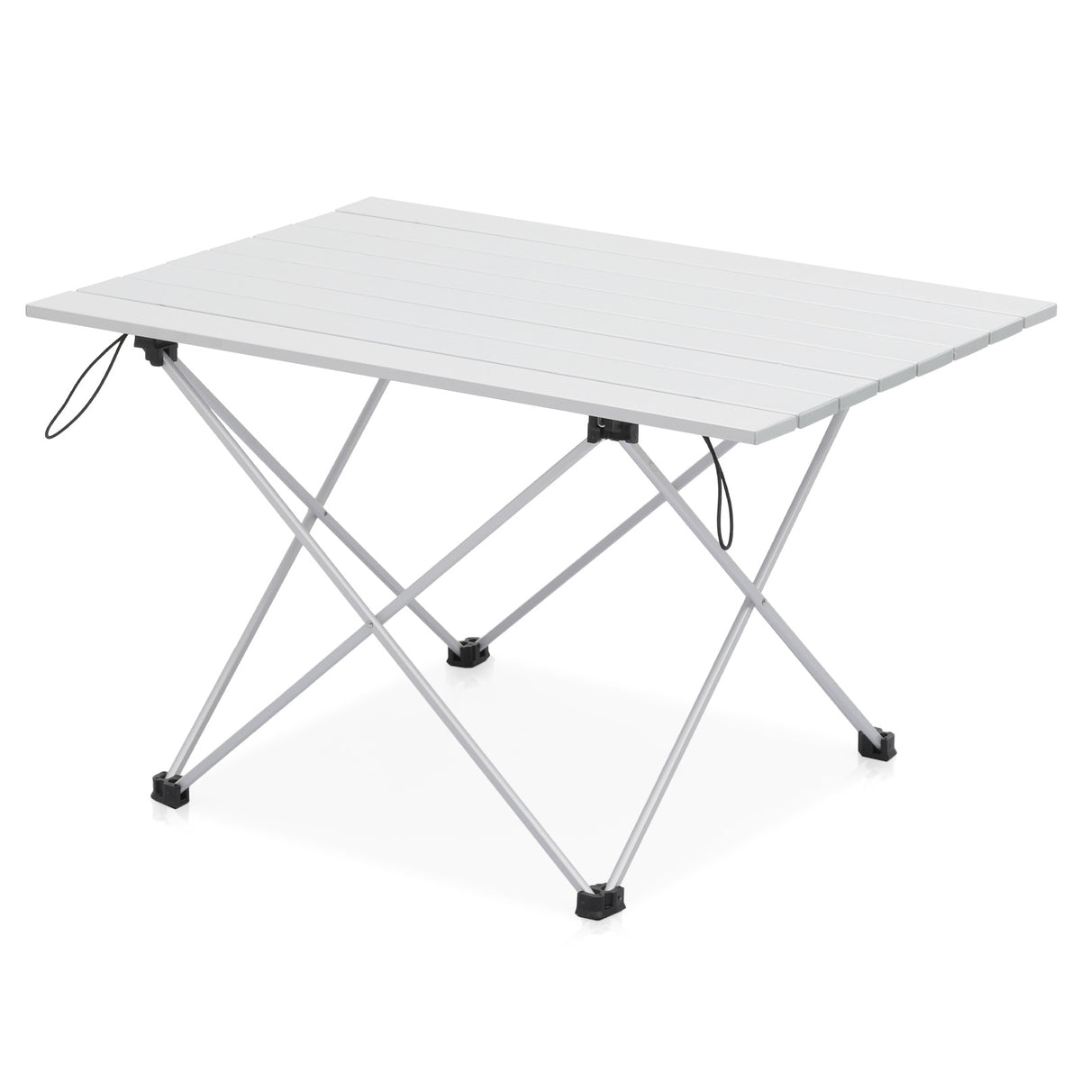 26-Inch Folding Aluminum Camping Table Lightweight Outdoor Picnic Desk