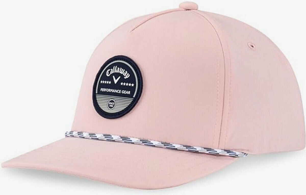 Pink Pearl Adjustable Snapback Golf Hat - Callaway Bogey Free Cap