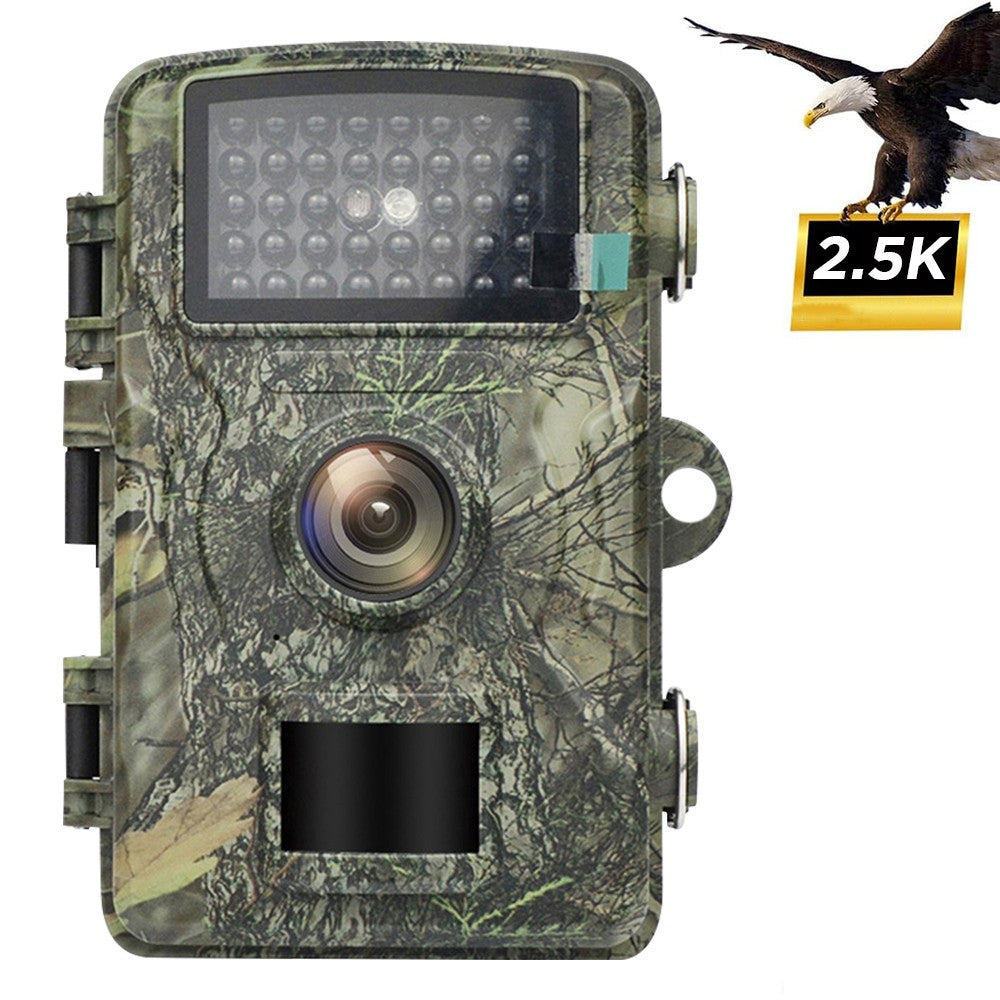 2-Pack 1440P Wildlife Trail Camera with Night Vision Waterproof 2.5K Hunting Camera