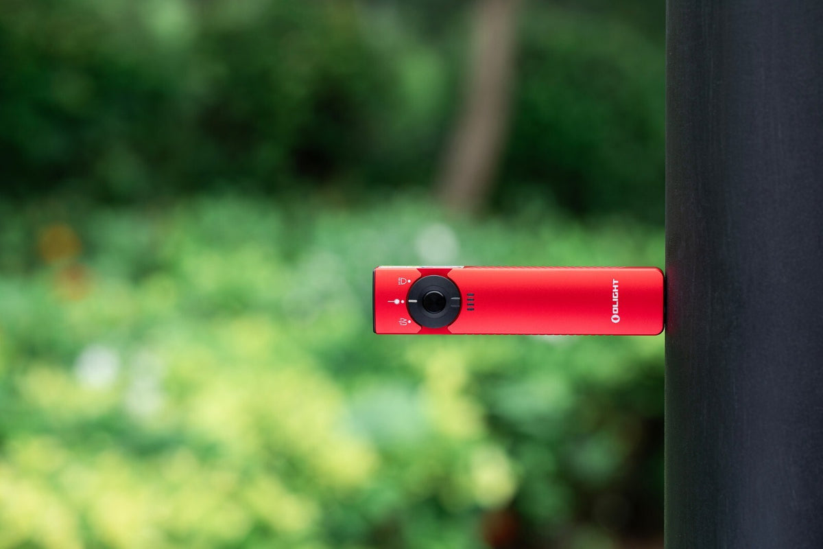 EDC Clip-On Flashlight with Red, Flood, and Spot Modes - 1300 Lumens