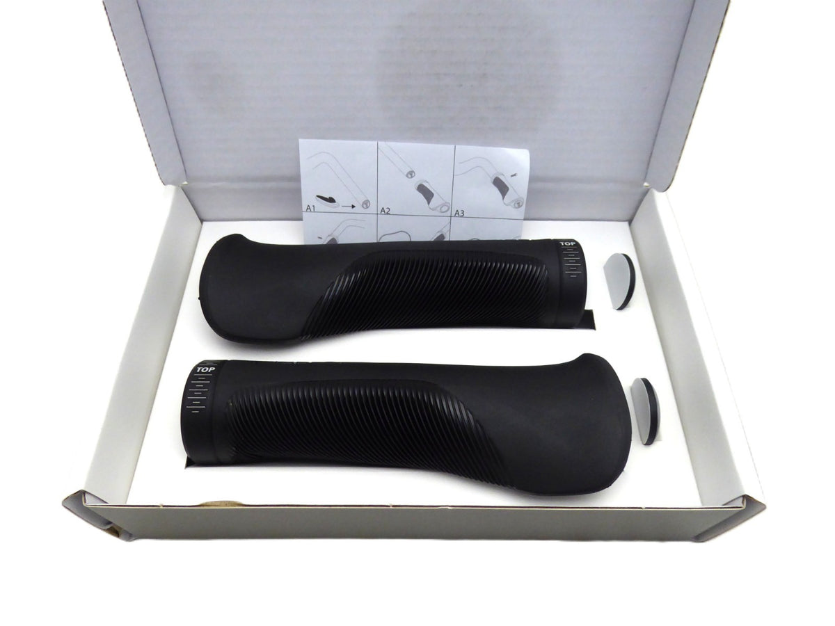 SQlab 710 2.0 Bike Handlebar Grips - Medium Black