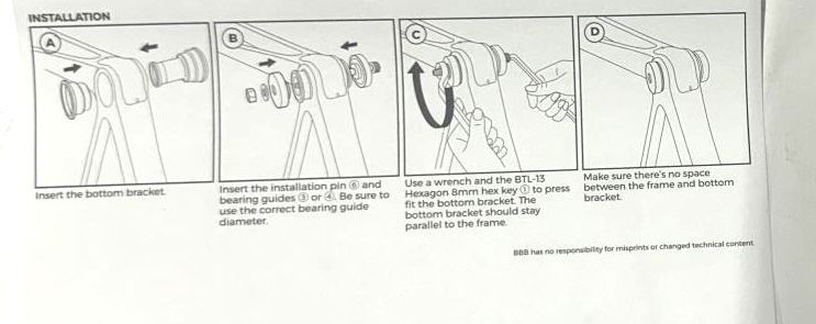 Bike Bottom Bracket Tool Kit for Press-Fit BB30 PF30 PF86-92 GXP - Maintenance Set