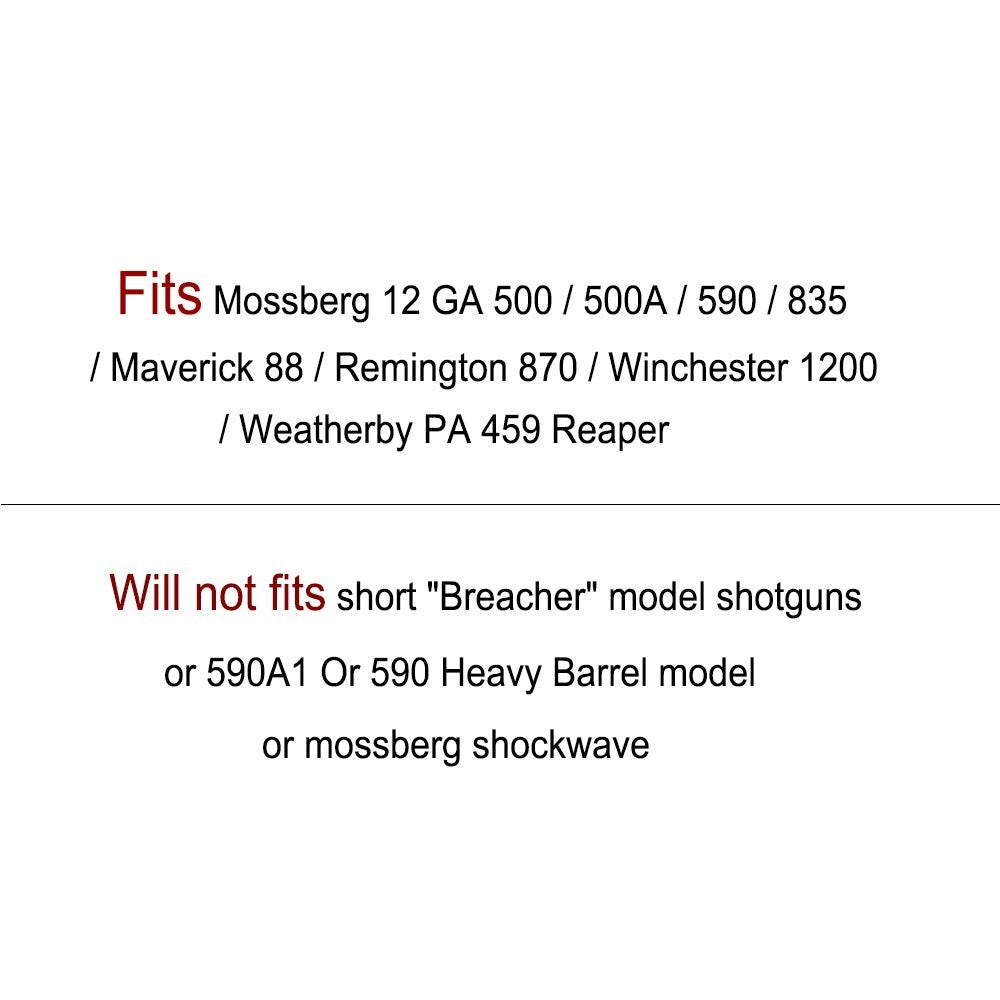 Heat Shield for Mossberg 12 Gauge Shotgun - Universal Fit, Lightweight, Rust-Resistant