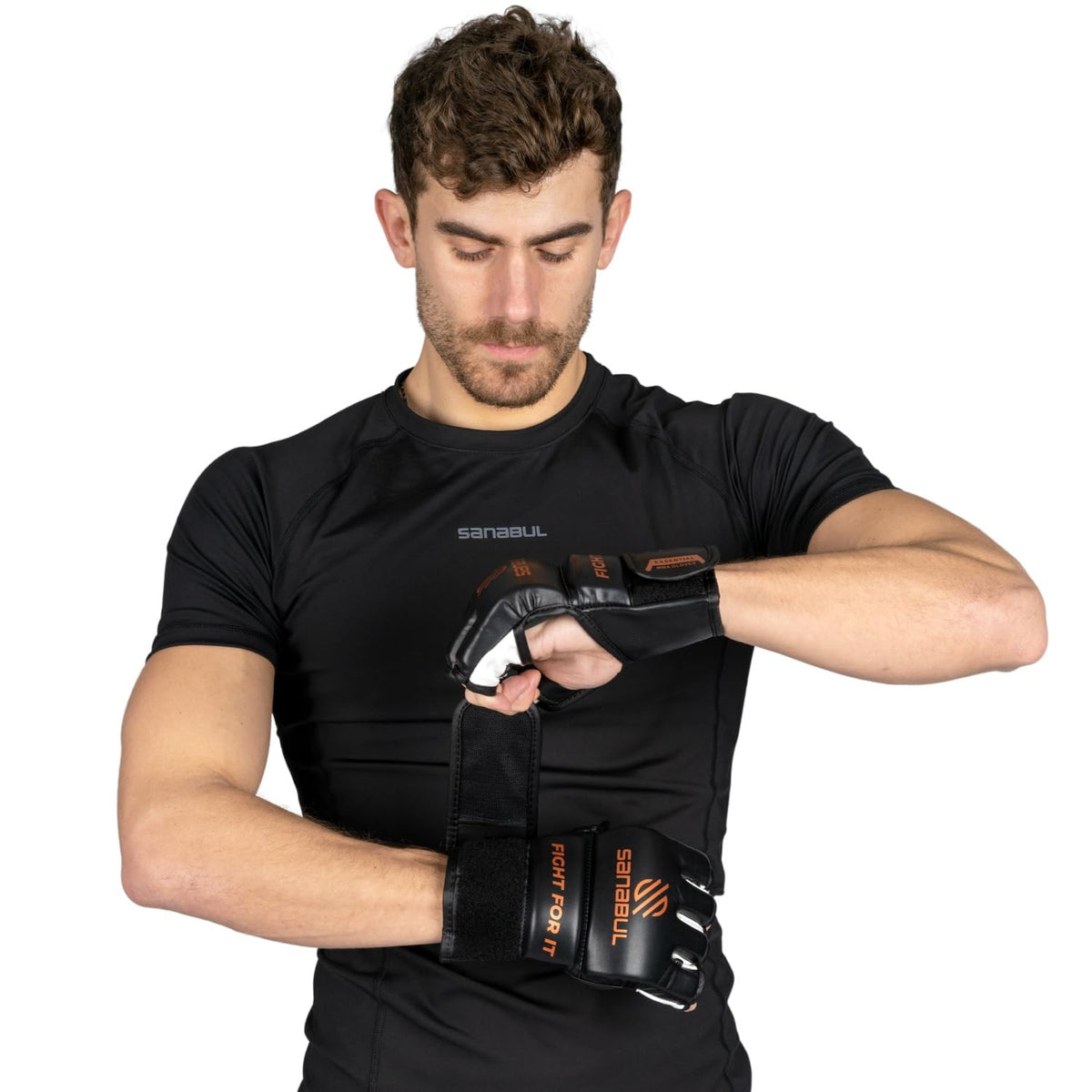 Men's MMA Gloves 4oz Training Fight Gloves - Metallic Copper