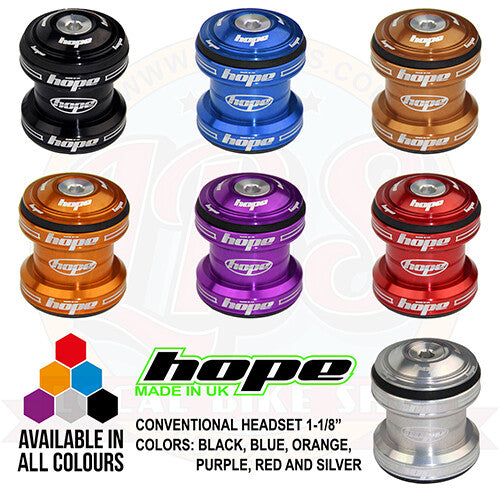 Conventional Bicycle Headset 1-1/8" MTB XC Enduro All Colors - Brand New