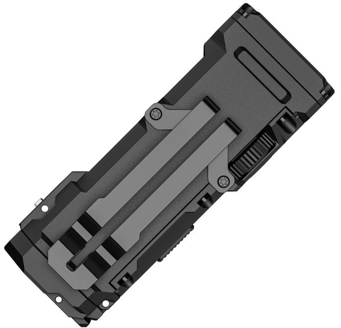Rechargeable Waterproof Impact-Resistant Tactical Flashlight with Turbo Moon Mode