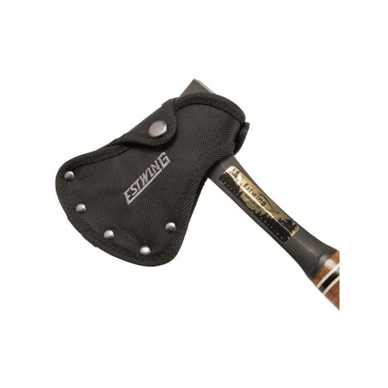 14 Inch Sportsman's Axe with Leather Grip - American Steel, Special Edition