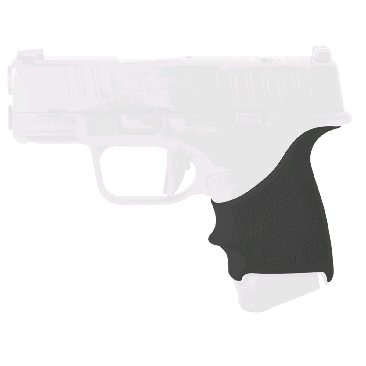 Hogue HandALL Beavertail Rubber Grip Sleeve for Springfield Hellcat Black