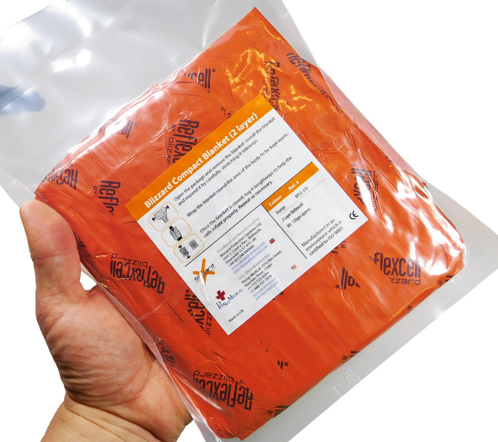 Emergency Space Blanket 2-Layer Reflexcell Compact Survival Blanket