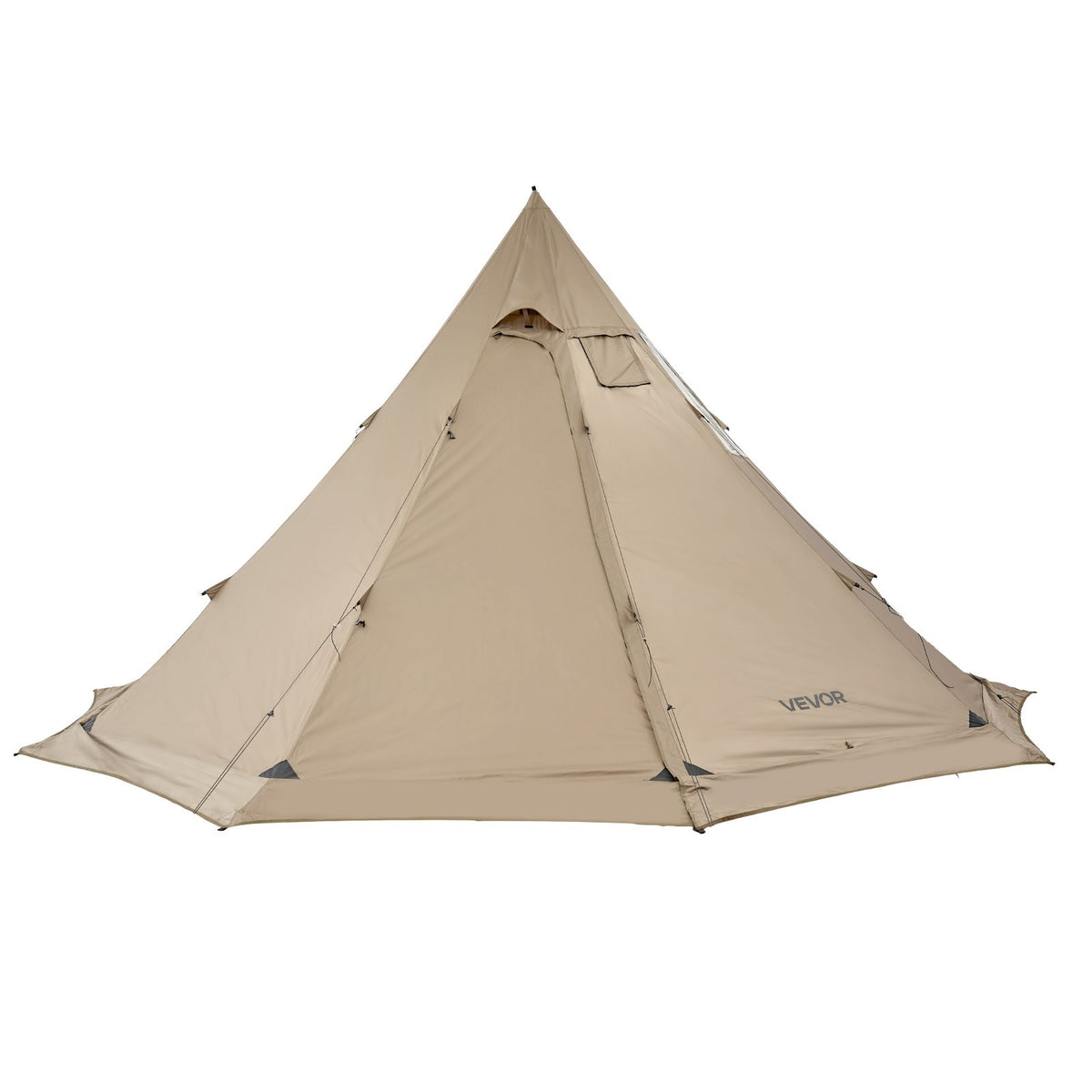 Portable Hot Tent with Stove Jack for Camping 4-6 Persons Waterproof Durable