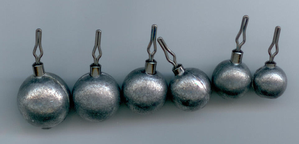 50 Lead Drop Shot Weights 3/16 oz Ball Style Fishing Sinkers