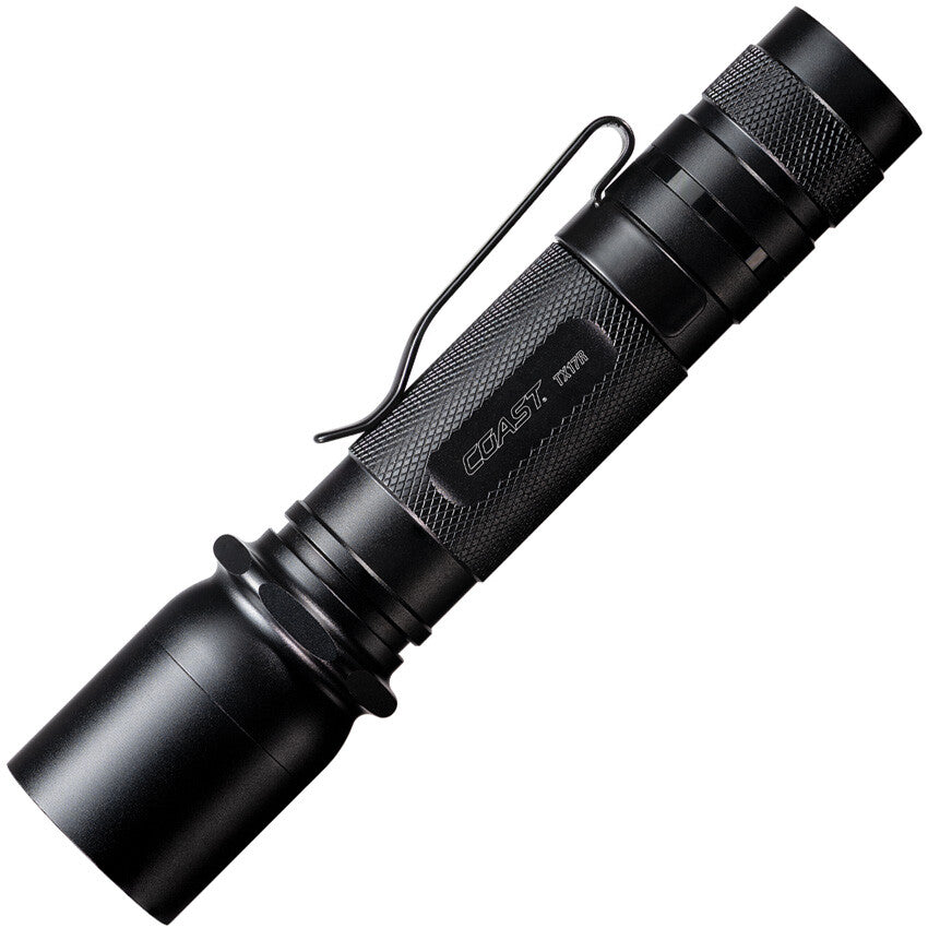 Waterproof Aluminum Flashlight 5.63-inch Rechargeable LED Torch with Focus