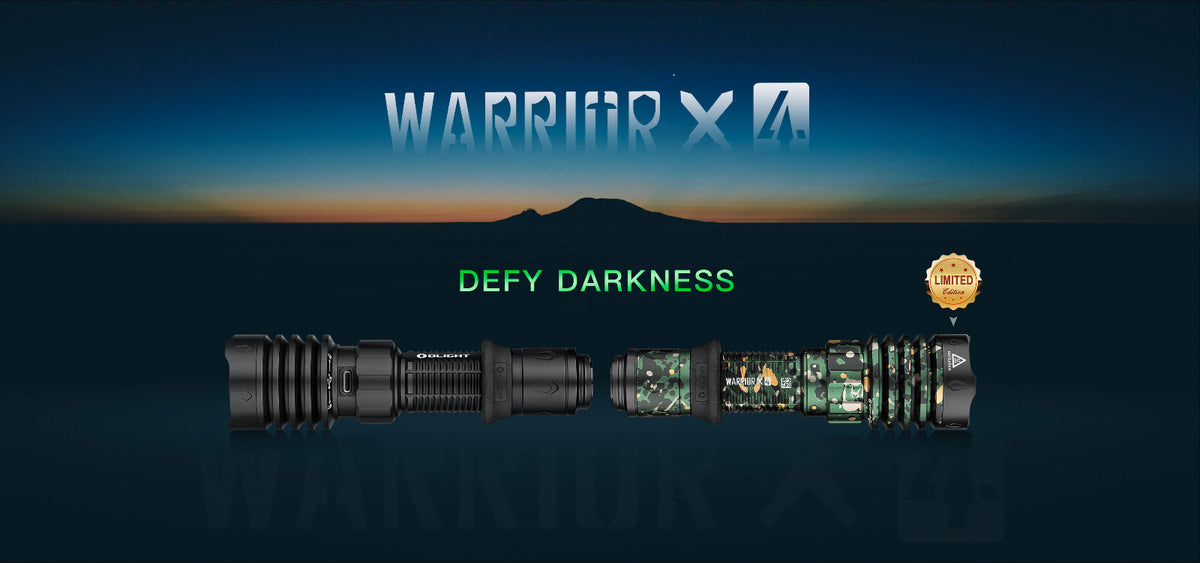 Rechargeable Tactical Flashlight with Holster - 2600 Lumens, USB-C, Black