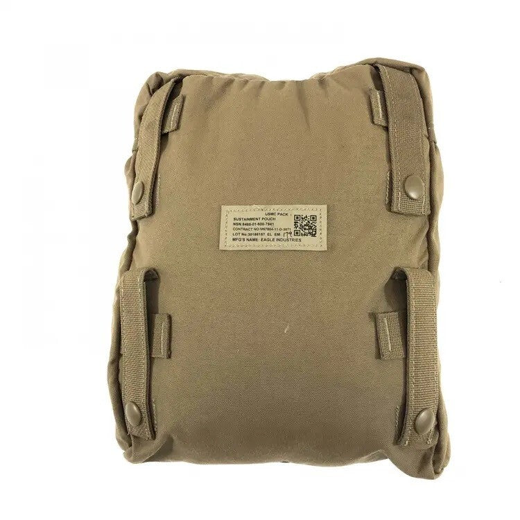 Military MOLLE Water Resistant Coyote Sustainment Pouch for Tactical Gear