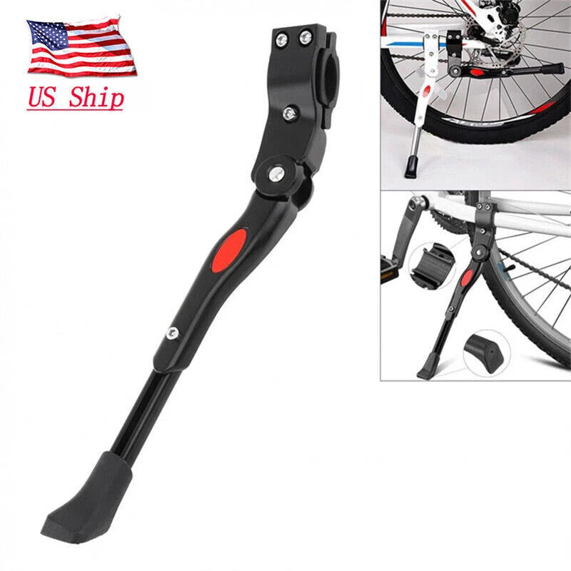 Adjustable Aluminum Bicycle Kickstand for 22-29 Inch Mountain and Road Bikes