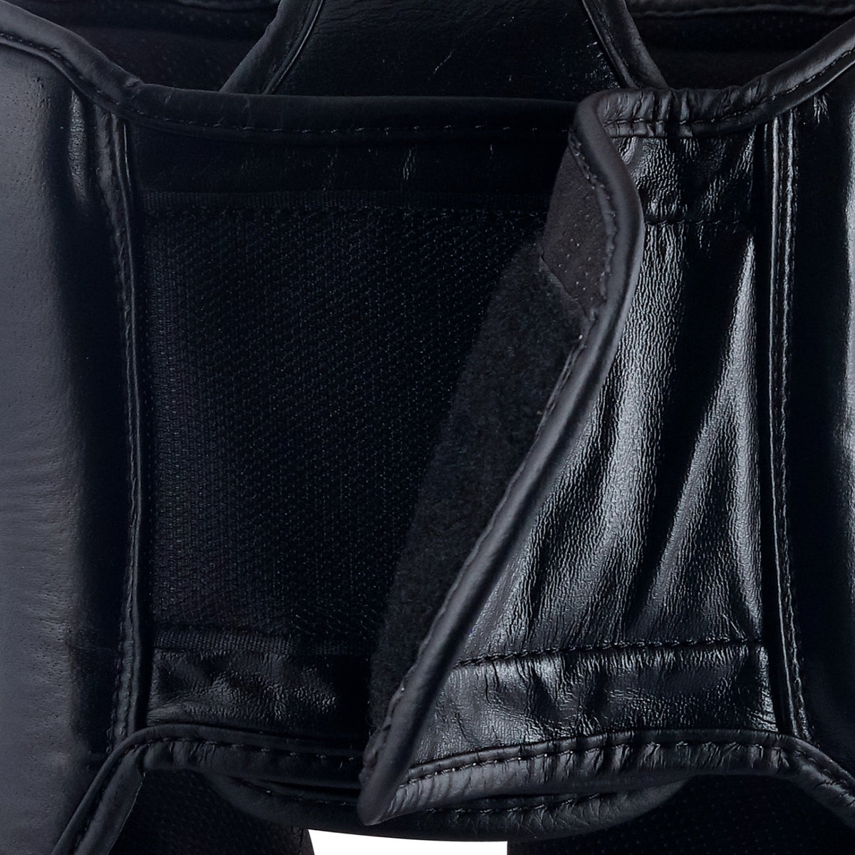 Full Face Boxing Head Guard with Genuine Leather for Muay Thai Sparring