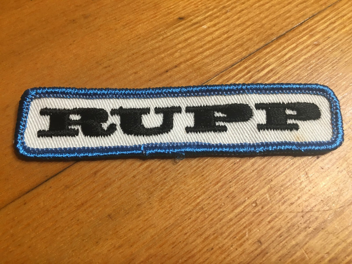 Vintage Rupp Mini Bike Patch Roadster Nitro Magnum Rebel Sticker NOS