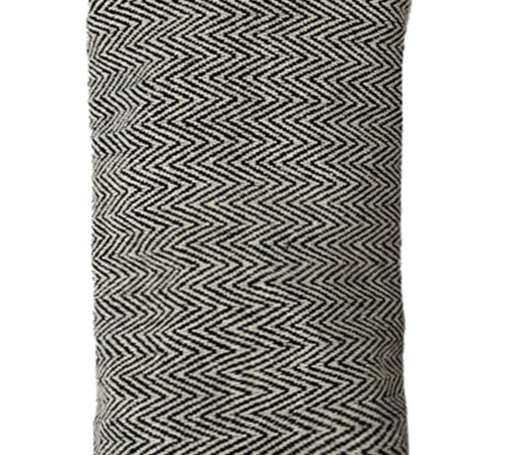 Golf Mini Driver Headcover Black Chevron Woven Fabric