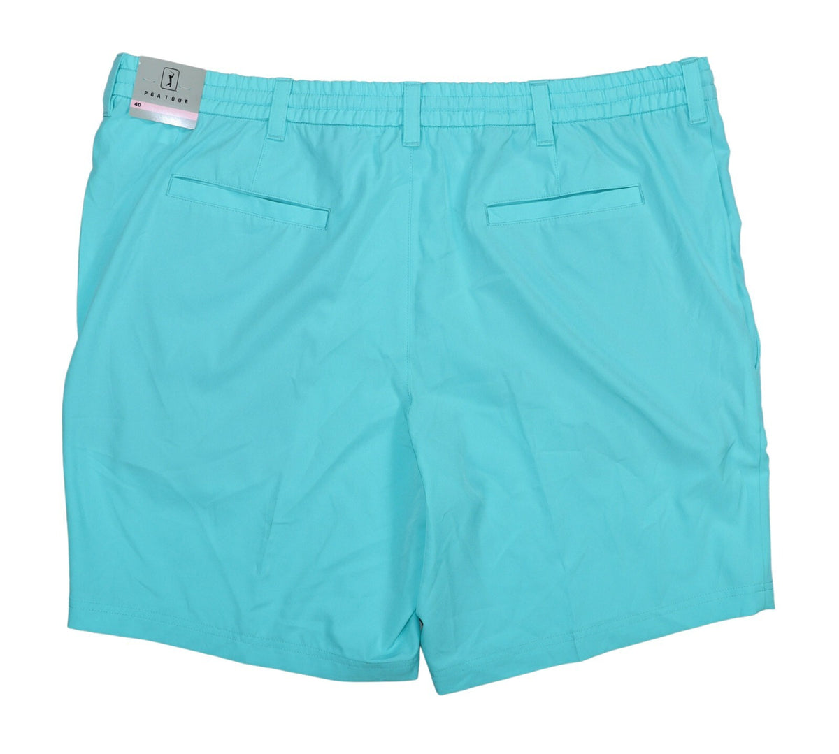 Men's Golf Shorts 8-Inch Performance Drawstring Flat Front Solid Color