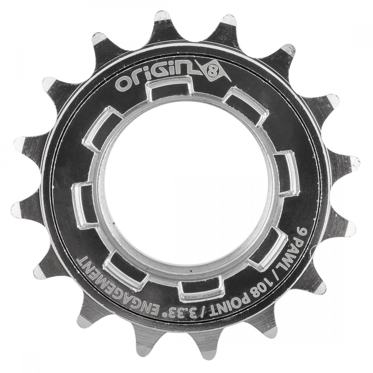 Single Speed Bicycle Freewheel 16T 3/32in Chrome for 1.37x24 TPI Drivetrain
