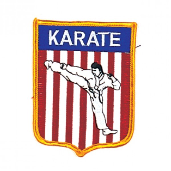 4-Inch Karate Martial Arts Patch Sew-On or Heat-Activated