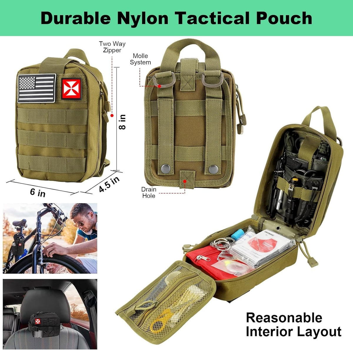 262PCS Emergency Survival Kit with First Aid and Outdoor Tools