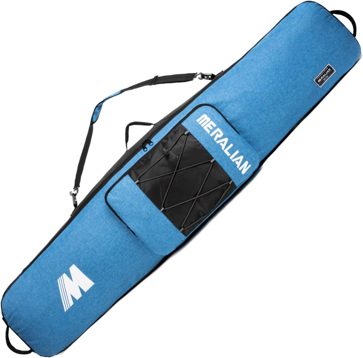 Padded Snowboard Bag for Air Travel - Fits up to 165cm with Wheels and Pockets