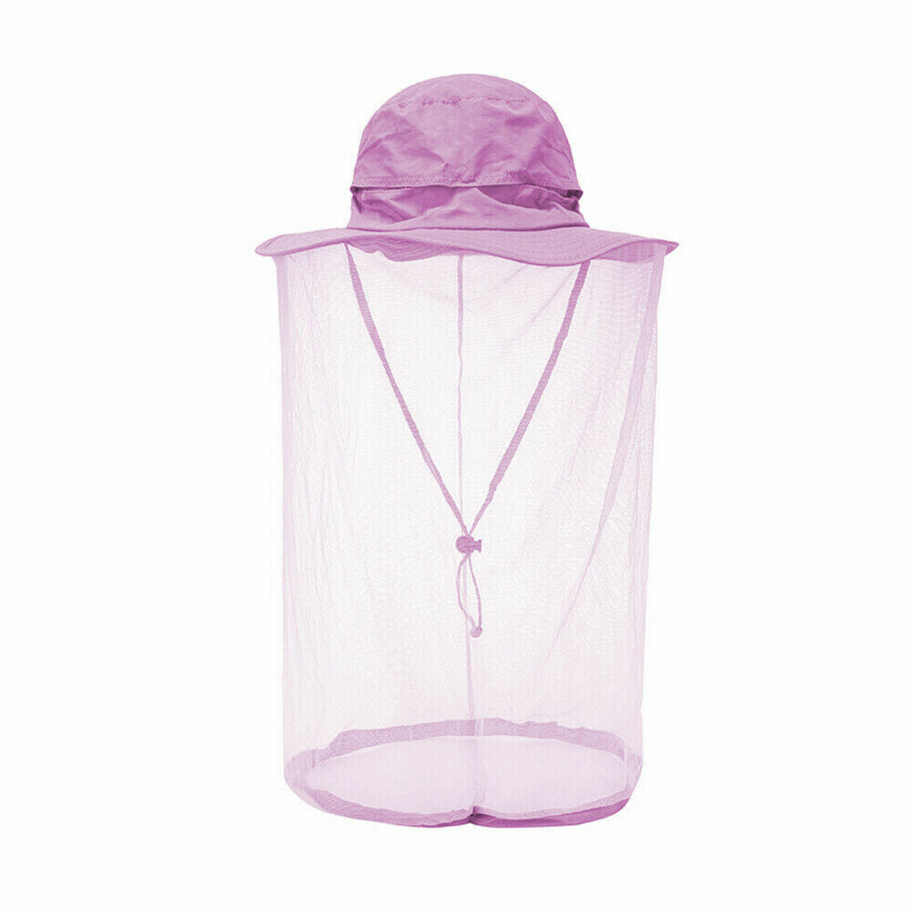 Mosquito Head Net Hat for Outdoor Sun and Insect Protection - Lightweight Mesh Face Cover