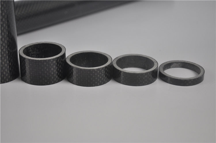 Carbon Fiber Bicycle Headset Spacers 5mm 10mm 15mm 20mm for 1-1/8" Steerer Tubes