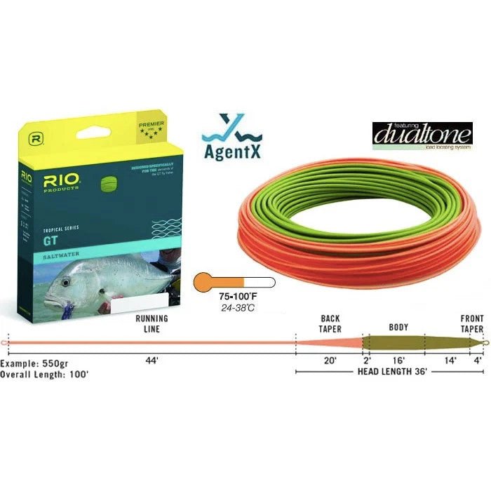 Fly Line for Saltwater & GT Fishing - 400g, 550g Variants