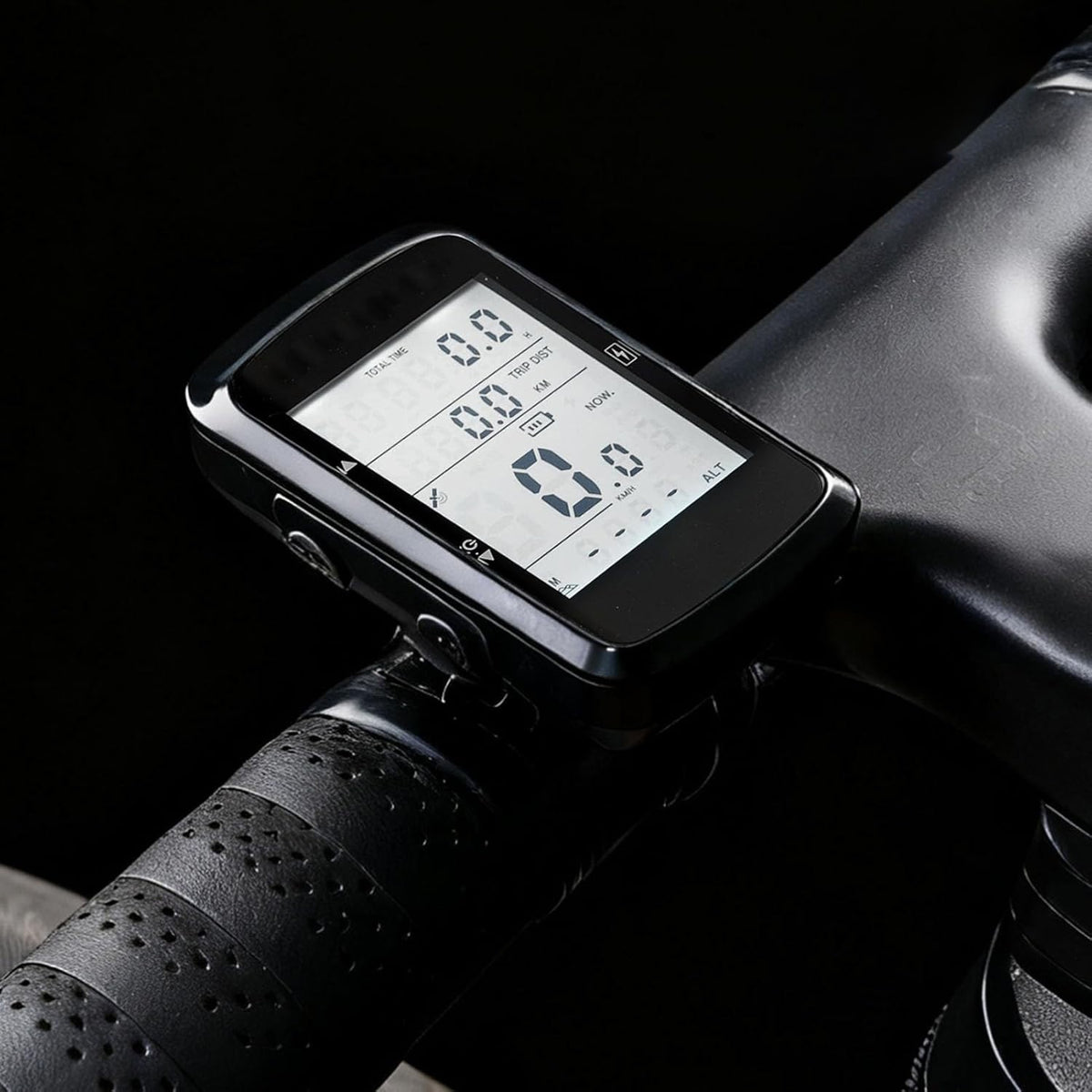 Wireless GPS Bike Computer with Auto Start/Stop 2.4" LCD Waterproof Cycling Speedometer
