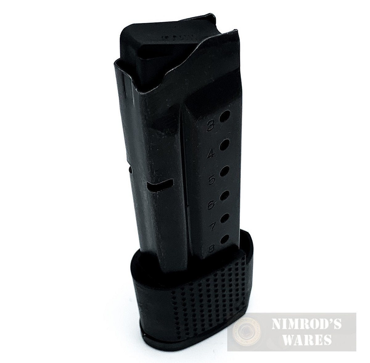 Extended 9-Round Magazine for Smith & Wesson Shield .40 S&W - Black Steel