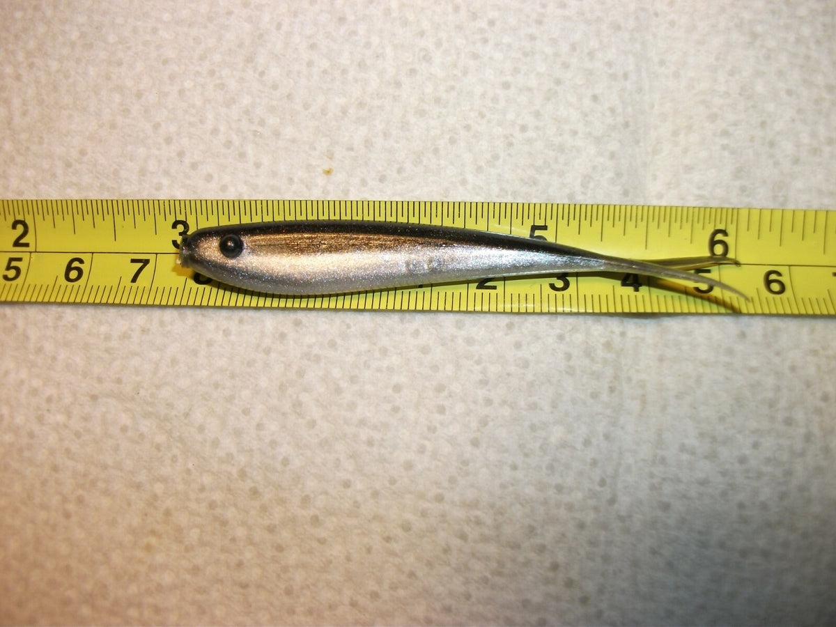 Artificial Minnows Soft Plastic Baits for Freshwater Fishing - 3 Inch