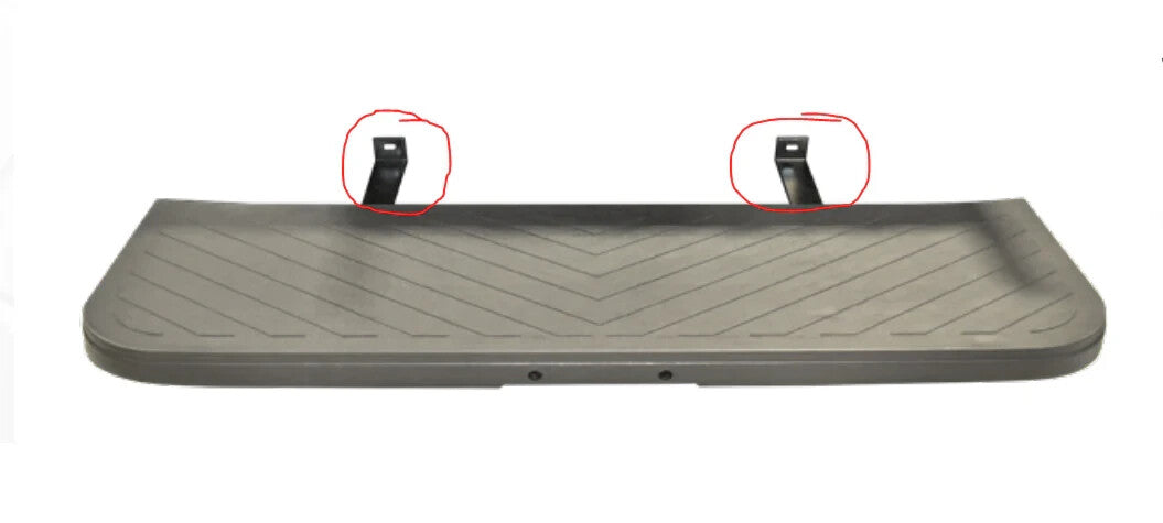EZGO TXT Mounting Brackets for GTW MACH3 Footrest Replacement Kit