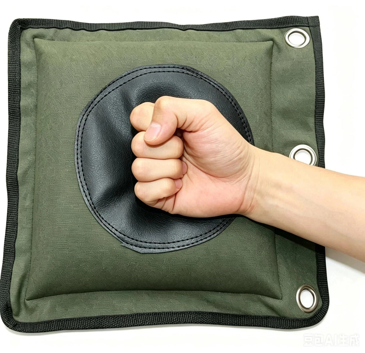 Wall Punch Bag for Wing Chun Kickboxing Canvas Leather Strike Training