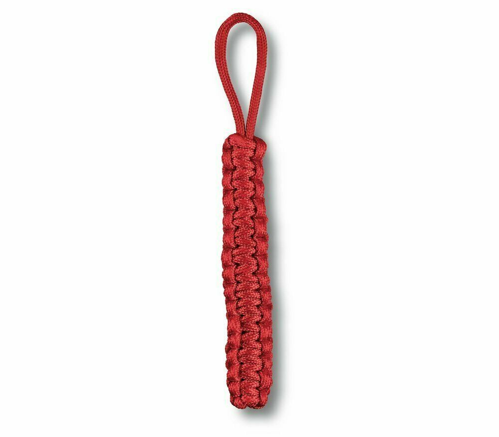 Swiss Army Paracord Pendant Knife Lanyard - Red, 63-inch Survival Accessory
