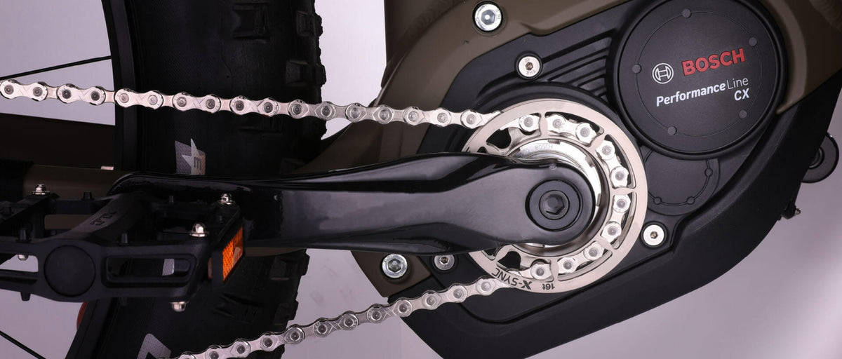Bike Chain E8 136 Links for E-Bike - Silver Bicycle Chain