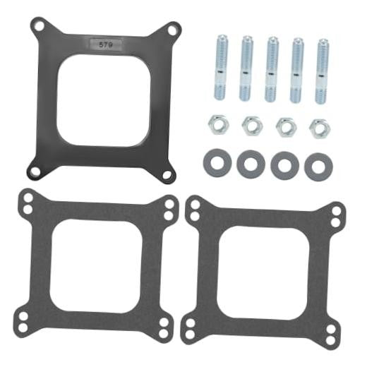 1/2-Inch Phenolic Carburetor Spacer for Holley Edelbrock SBC BBC 4BBL