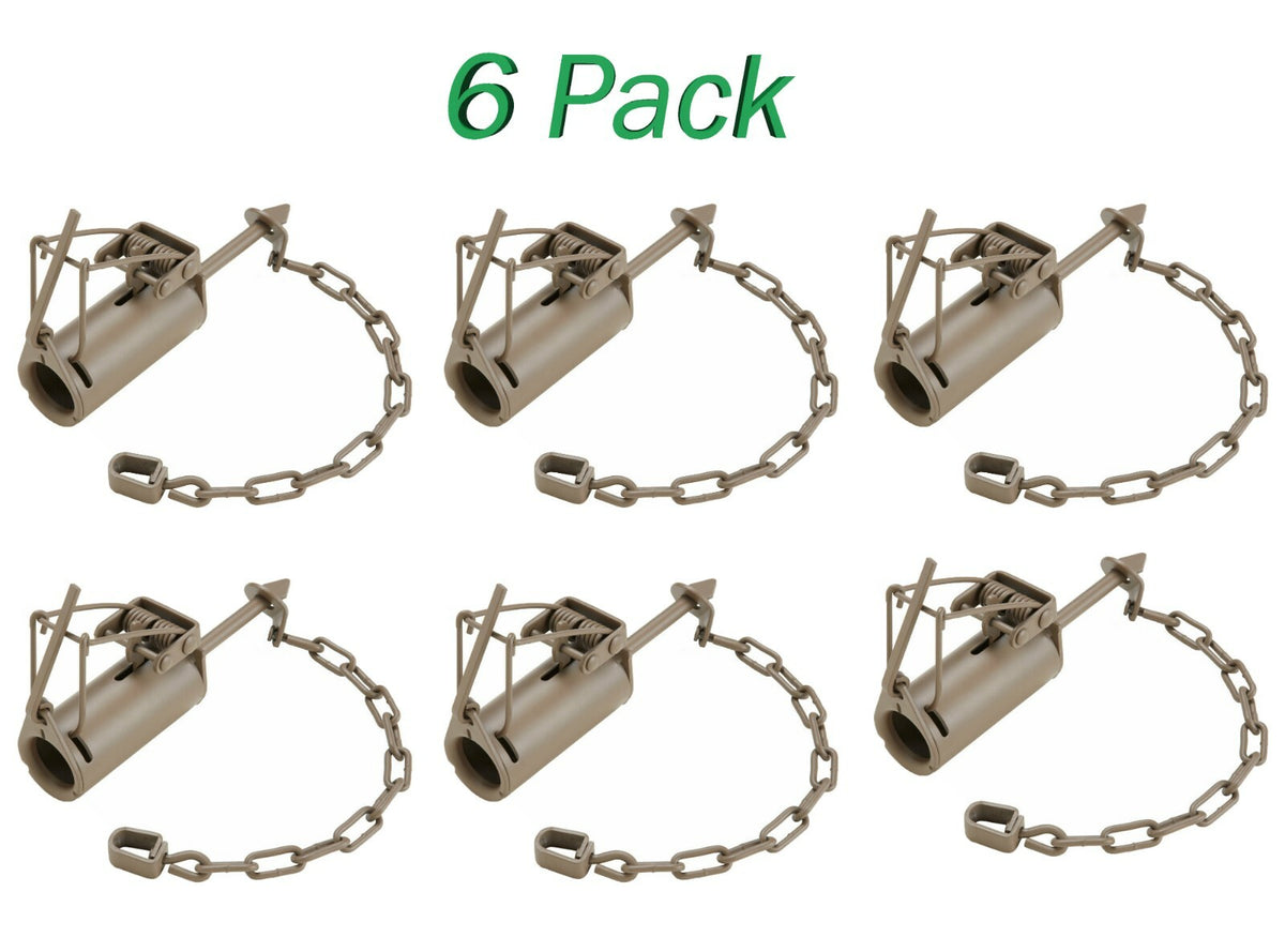 Dog Proof Coon Trap Set - Raccoon Trapping with 6 Enclosed Traps